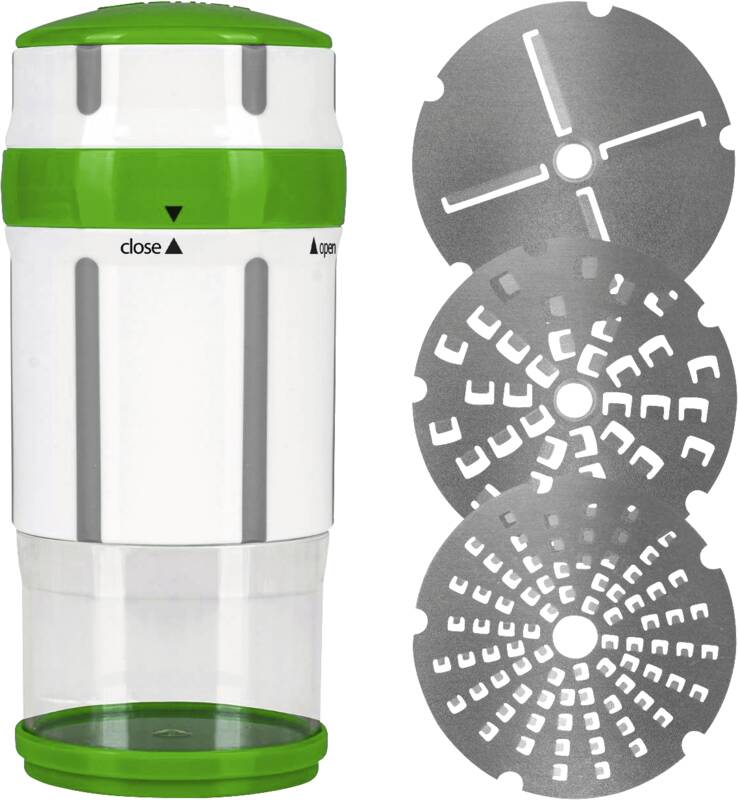 Genius Nicer Dicer Maestro Reibe, Verwendung Gemüse