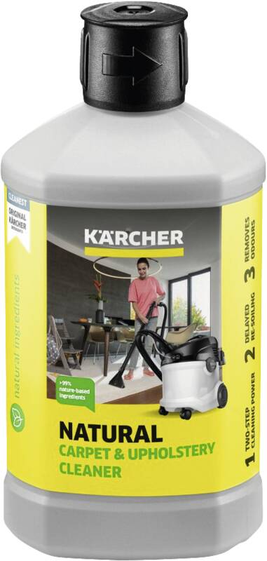 Kärcher Natürlicher Teppich- und Polsterreiniger RM 519N, 1 l Teppichreiniger flüssig für Staubsauger