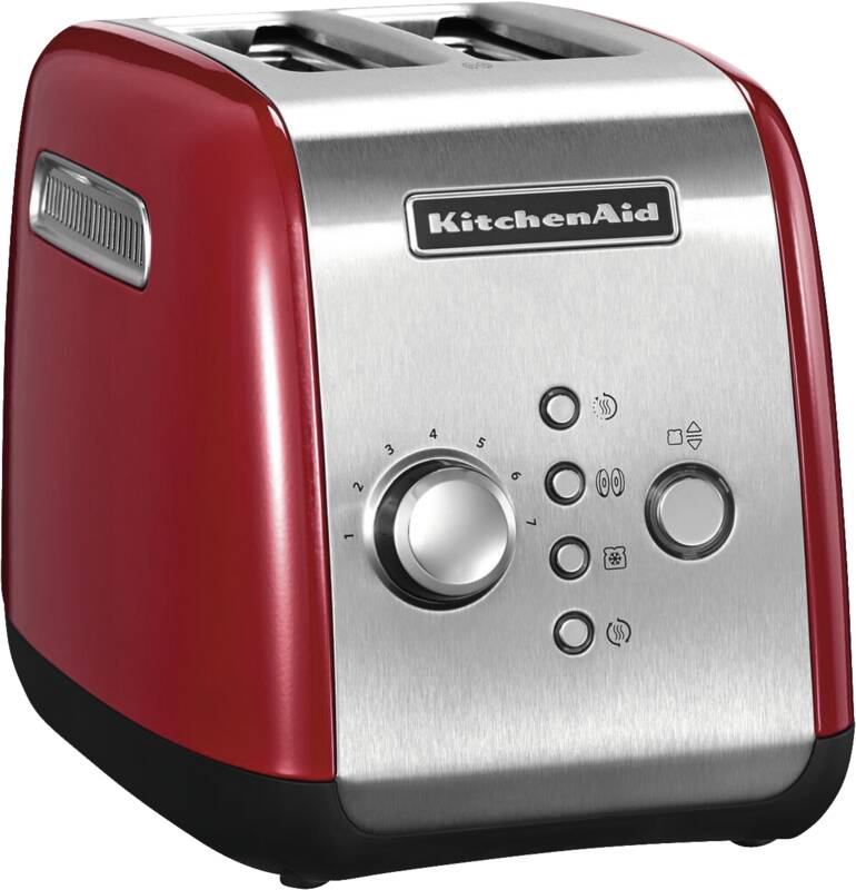 Kitchenaid 5KMT221EER 2-Scheiben-Toaster, extra breite Toastschlitze, Auftaufunktion