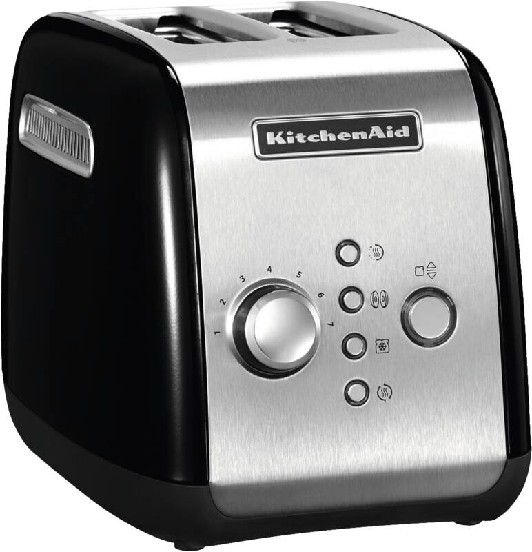 Kitchenaid 5KMT221EOB 2-Scheiben-Toaster, extra breite Toastschlitze, Auftaufunktion
