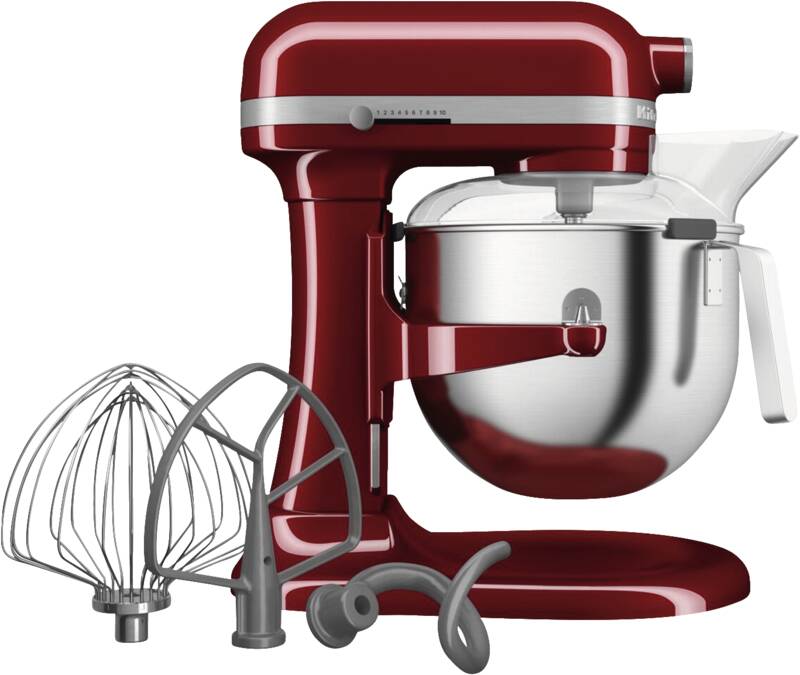 Kitchenaid 5KSM70JPXEER Küchenmaschine, Metall-Gehäuse, 375 Watt Leistung