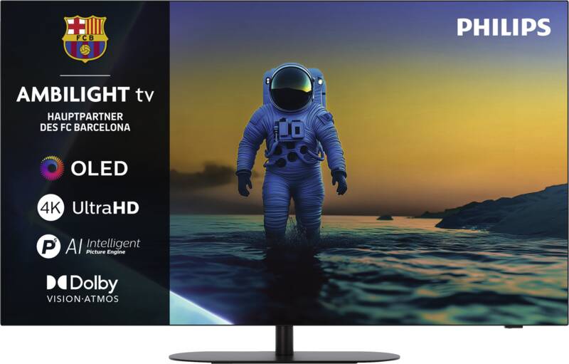 Philips 65OLED810/12 164 cm OLED-Fernseher, 65 Zoll, Auflösung: 3.840x2.160 Pixel