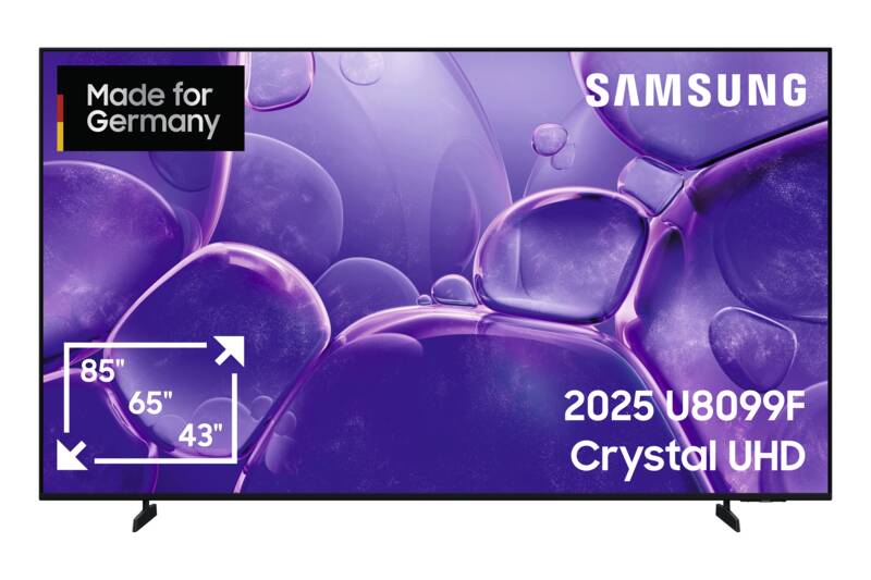 Samsung GU85U8099FUXZG 214 cm LED-Fernseher, 85 Zoll, Auflösung: 3.840x2.160 Pixel