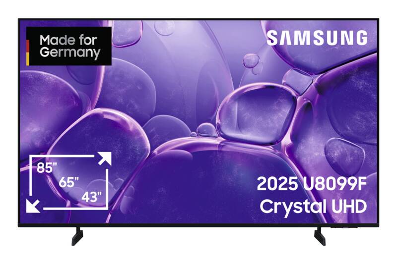 Samsung GU55U8099FUXZG 138 cm LED-Fernseher, 55 Zoll, Auflösung: 3.840x2.160 Pixel