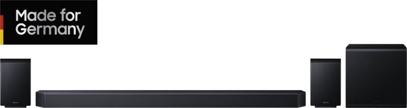 Samsung HW-Q935GF/ZG Soundbar, 9.1.4 Kanal-System, Q-Symphony für die perfekte Abstimmung von TV und Soundbar (gleichzeitige Soundwiedergabe über TV 