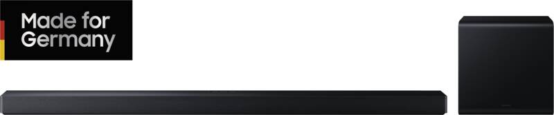 Samsung HW-QS710GF/ZG Soundbar, 3.1.2 Kanal-System, Q-Symphony für die perfekte Abstimmung von TV und Soundbar (gleichzeitige Soundwiedergabe über TV 