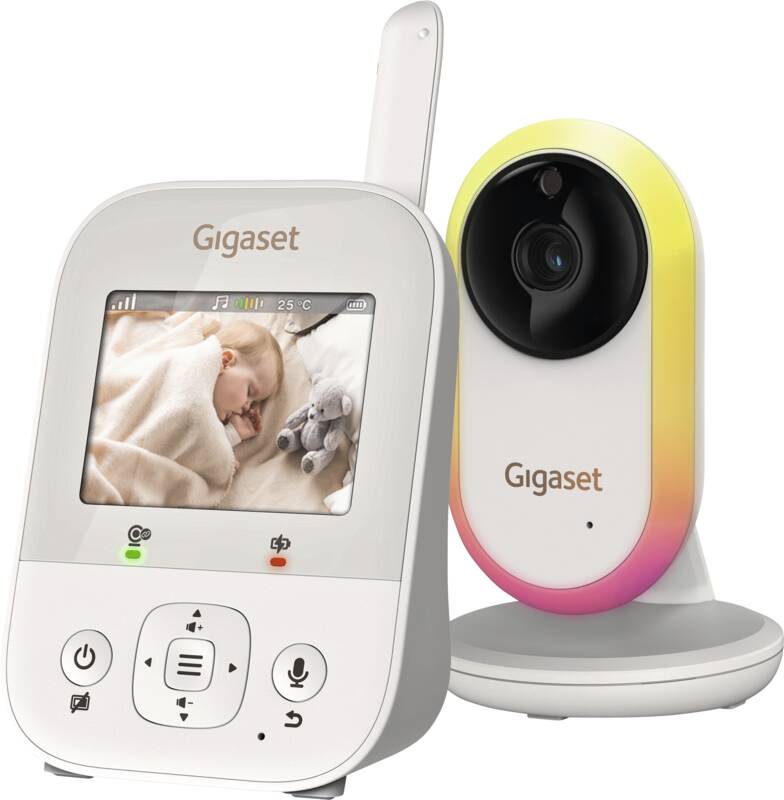 Gigaset BABY 300 Video Babyphone-Set, integrierte Kamera, 7,11 cm Bildschirm