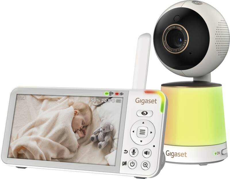 Gigaset BABY 500 Video Babyphone-Set, integrierte Kamera, neigbar