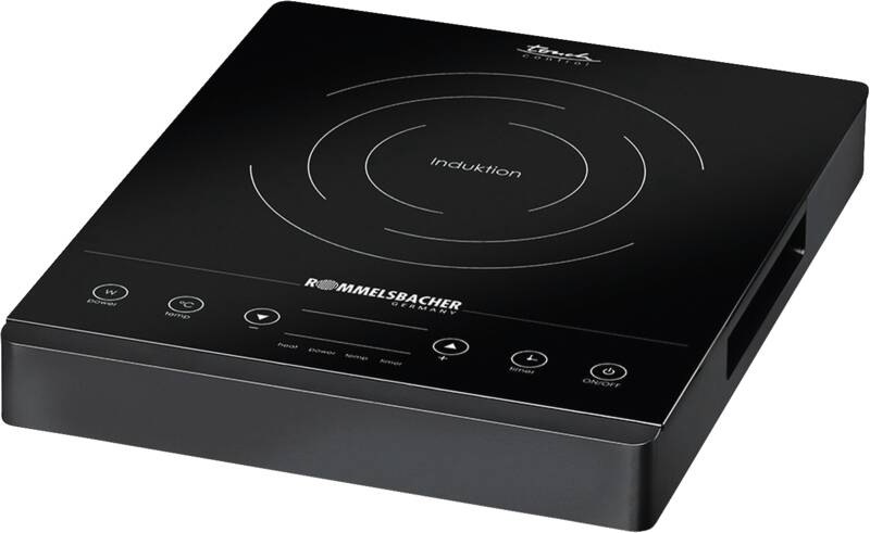 Rommelsbacher CT 2002/IN Induktions-Kochfeld, 23 cm Kochzone, 10 Leistungsstufen