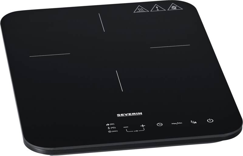 Severin KP 1032 Induktions-Kochfeld, 22 cm Kochzone, 10 Leistungsstufen