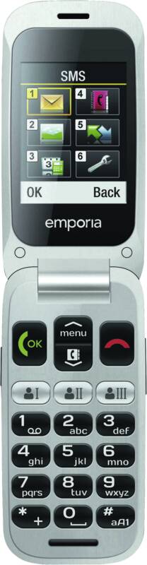 Emporia ONE Tastatur-Handy, Dualband, klappbar