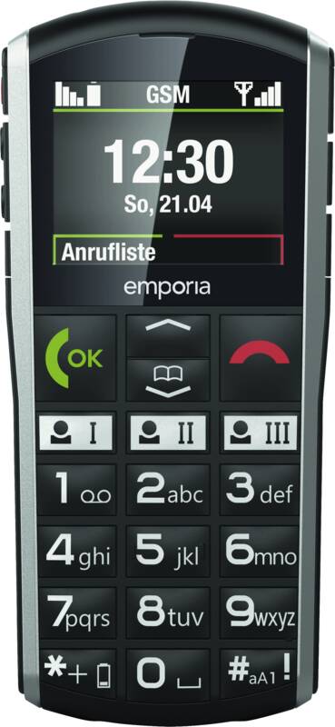 Emporia SIMPLICITY V27 Tastatur-Handy, Quadband, Farbdisplay