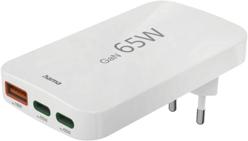 Hama 200020 USB-C NB-Netzteil, flach, GaN
