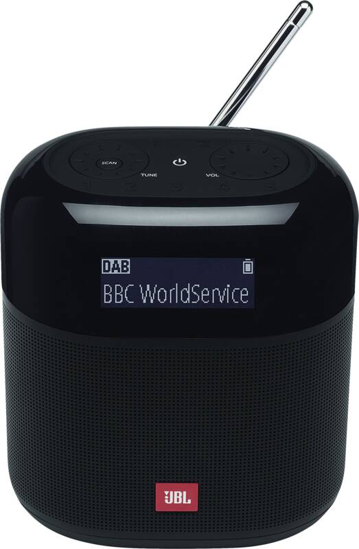 JBL TUNER XL Portabler Lautsprecher, Gehäuse IPX7 (Schutz gegen zeitweiliges Untertauchen), Radioteil integriert