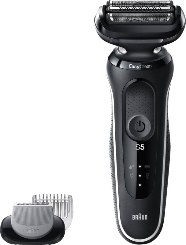 Braun Personal Care 51-W1600s Series 5 mit gratis Bodyscherkopf Rasierer, Nass-/Trockenanwendung, Akkubetrieb