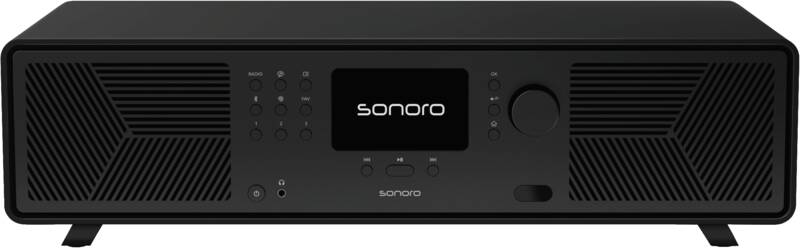 Sonoro AVATON Stereo-Audiosystem, Remote App kompatibel für iPhone, Android