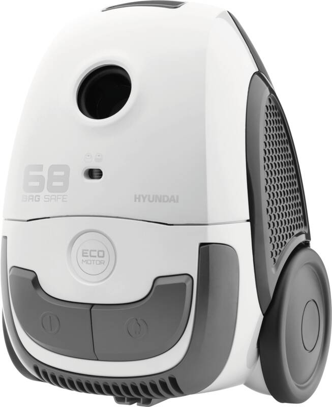 Hyundai HYUVC068WG Bodenstaubsauger, 800 Watt, abklappbarer Handgriff