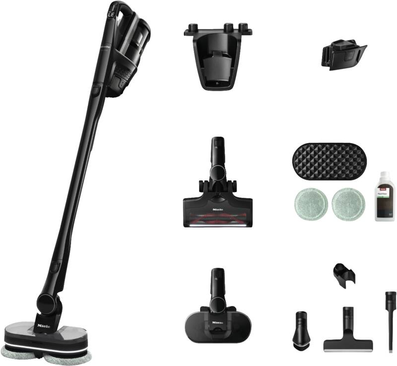 Miele Triflex HX3 Aqua (SWDL0) Akku-Stielsauger, abnehmbarer Handsauger, Beleuchtung an der Bodendüse