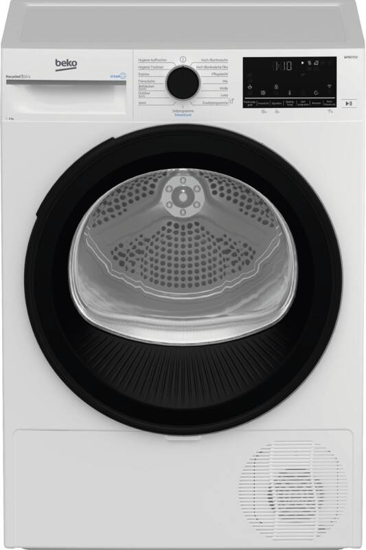 Beko B7T88209 Wärmepumpentrockner, 8 kg Füllmenge, Startzeitvorwahl