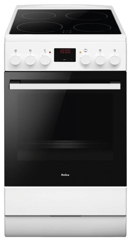 Amica SHC 903 032 W Stand-Herd, Elektro-Backofen, 65 l Garraum