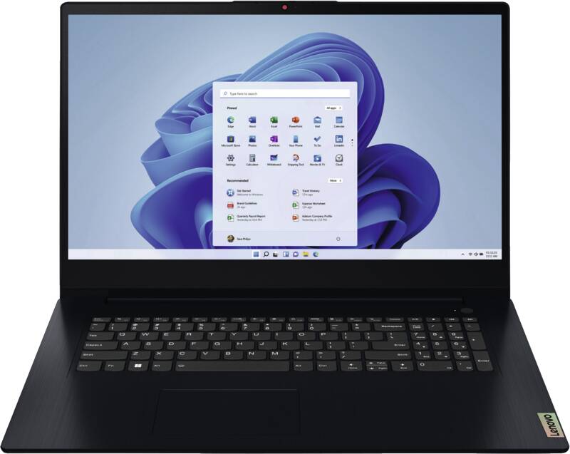 Lenovo IdeaPad 3 17ABA7 Notebook, 43,9 cm Bildschirm, 17,3 Zoll