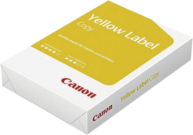 Canon Kopierpapier Yellow Label Copy 80823A80S A4 80g Druckerpapier/Kopierpapier, DIN A 4 Format, Papierstärke 80 g/m²