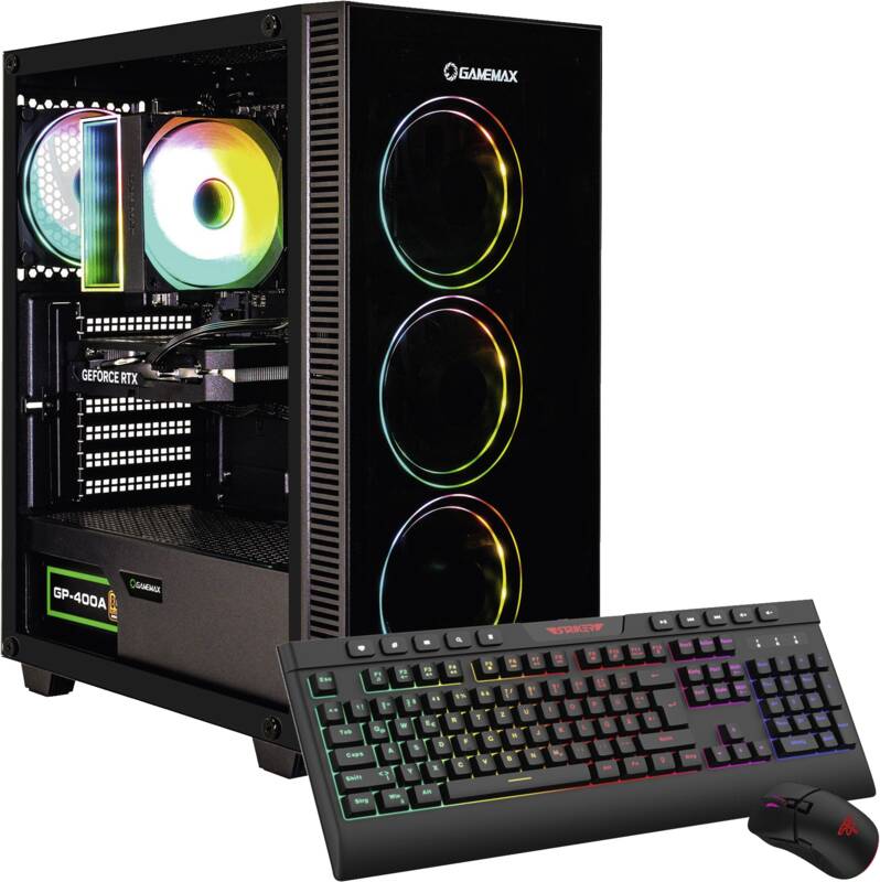 Hyrican GAMEMAX Draco XD 7799 Gamer-PC, AMD Ryzen 5 Prozessor, Modell 7500F