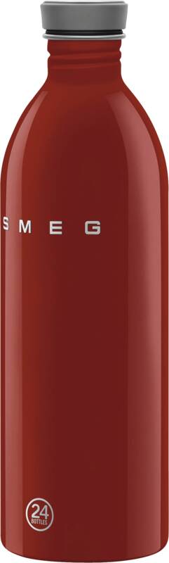 Smeg WBF02RD Edelstahlflasche 1 L Trinkflasche, 1 l Fassungsvermögen