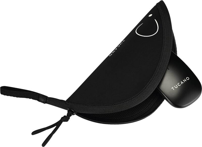 Tucano TOPO faltbare Mousepad-Tasche inkl. Wireless-Maus Maus, optische Abtastung, 1.600 dpi Auflösung