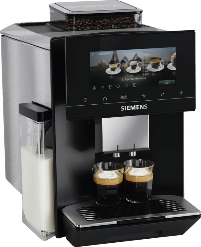 Siemens TQ925EF9 TopTeam Kaffeevollautomat, 19 bar Pumpendruck, 1 und 2 Tassenbetrieb