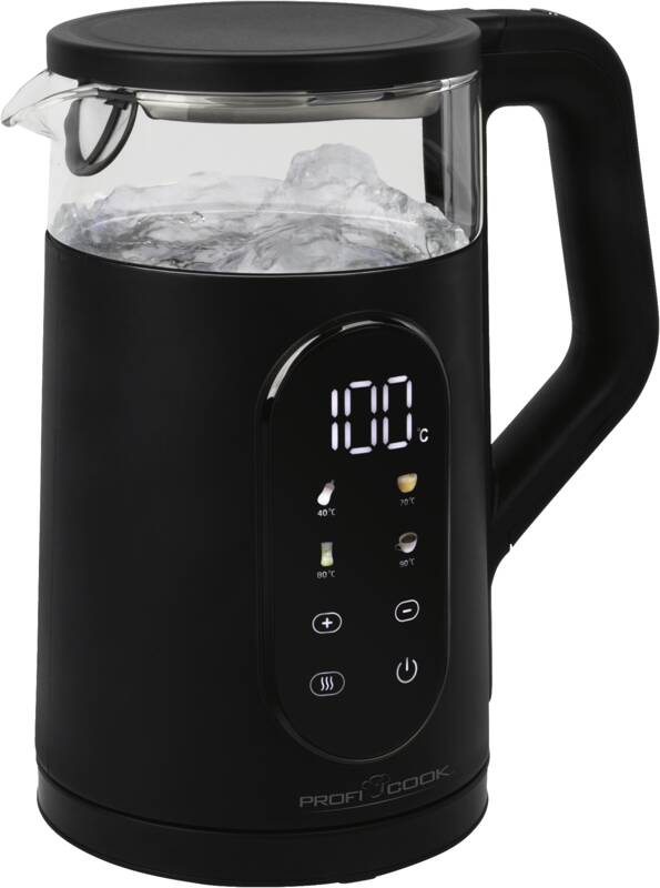 Proficook PC-WK 1328 G Wasserkocher, Glas-Ausführung, wärmeisoliertes Gehäuse