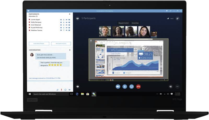 tecXL ThinkPad X13 Yoga (Lenovo Refurbished) Notebook, 2in1, 33,78 cm Bildschirm