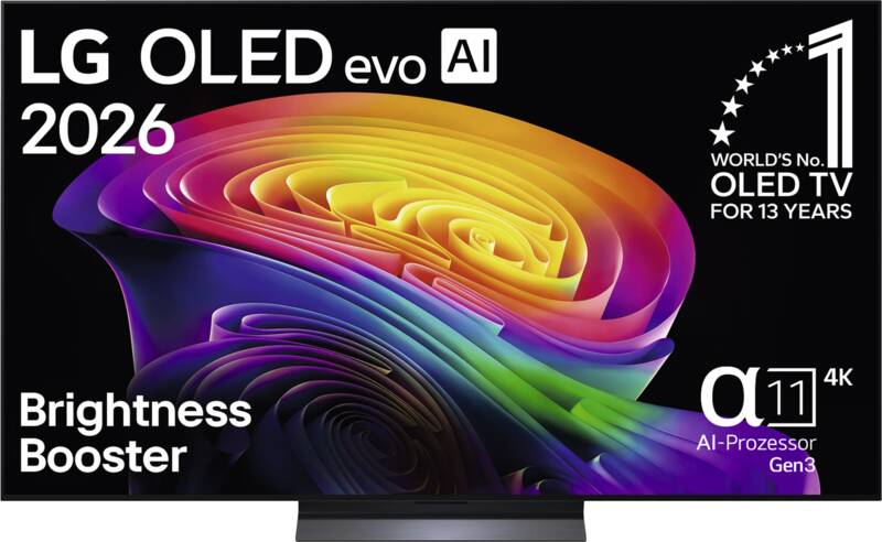LG OLED65C68LA 165 cm OLED-Fernseher, 65 Zoll, Auflösung: 3.840x2.160 Pixel