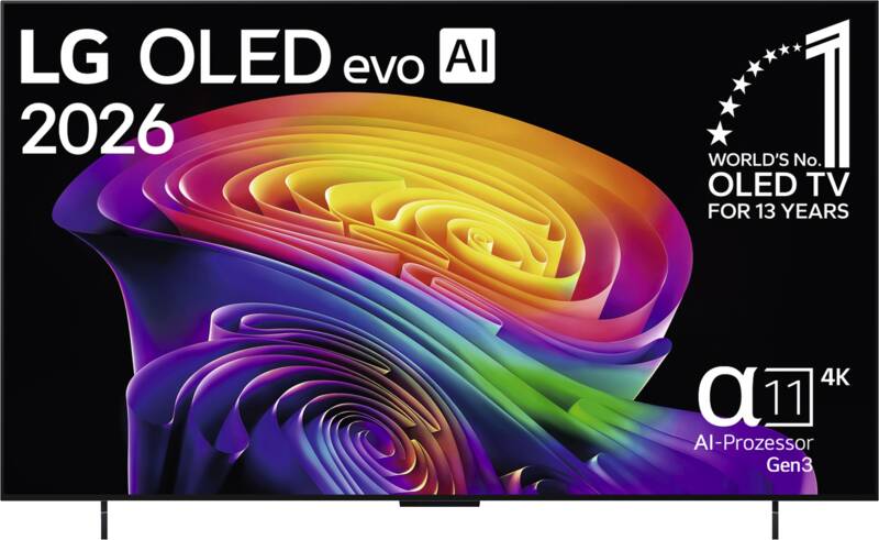 LG OLED42C68LA 106 cm OLED-Fernseher, 42 Zoll, Auflösung: 3.840x2.160 Pixel