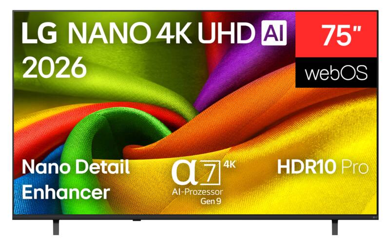 LG 75NU900B6LA 190.5 cm (75") 4K Ultra HD Smart TV Wi-Fi Black - LG