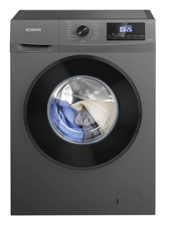 Bomann WA 7175.1 Waschmaschine, 7 kg Füllmenge, Schleuderdrehzahl U/min: maximal 1.400