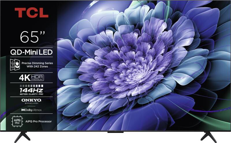 TCL 65C69KX1 164 cm LED-Fernseher, 65 Zoll, Auflösung: 3.840x2.160 Pixel