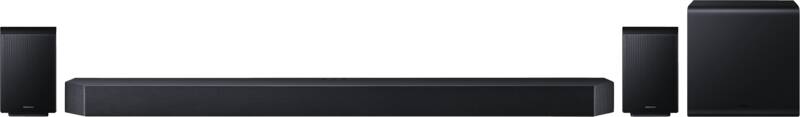 Samsung HW-Q995GH/ZG Soundbar, 11.1.4 Kanal-System, Q-Symphony für die perfekte Abstimmung von TV und Soundbar (gleichzeitige Soundwiedergabe über TV 
