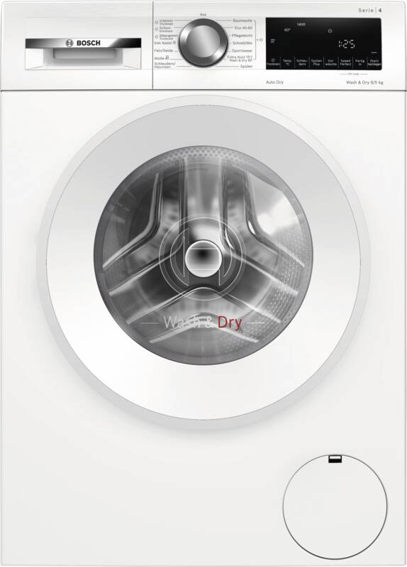 Bosch WNA14491 Waschtrockner, 9 kg Füllmenge Waschen, 5 kg Füllmenge Trocknen