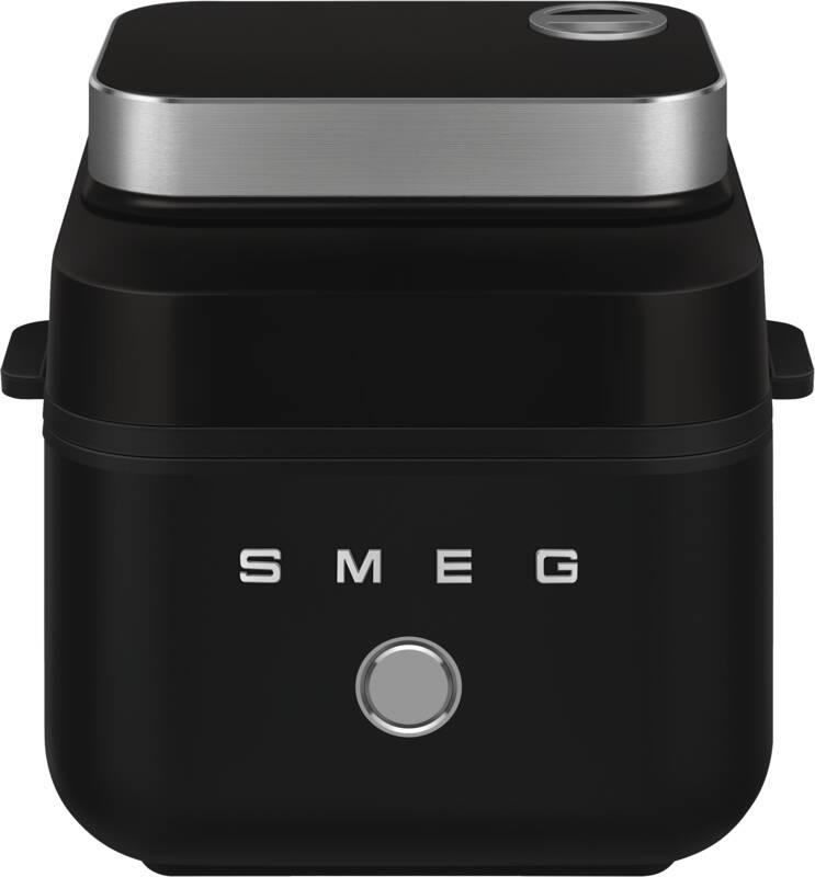 Smeg AFC01BLMEU Heißluft-Fritteuse, quadratisch, Display