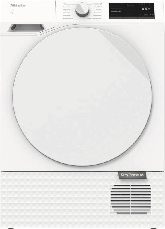 Miele TK 100 C WP Wärmepumpentrockner, schräge Blende, 8 kg Füllmenge