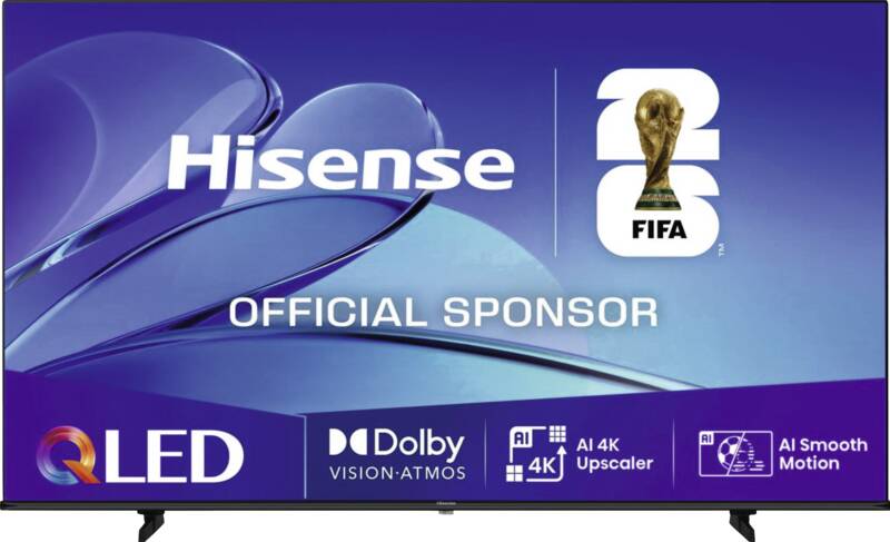 Hisense 58E7Q 146 cm LED-Fernseher, 58 Zoll, Auflösung: 3.840x2.160 Pixel