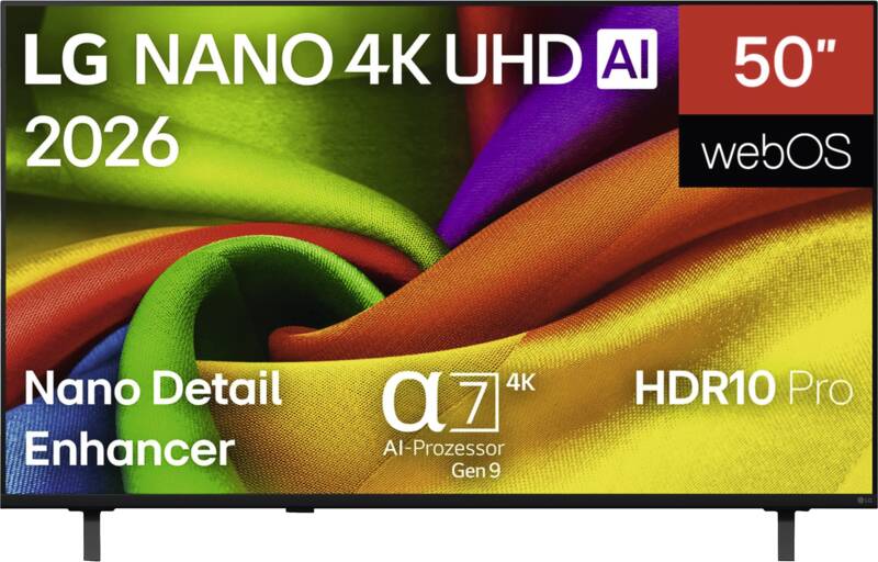 LG 50NU800B6LC 126 cm LED-Fernseher, 50 Zoll, Auflösung: 3.840x2.160 Pixel