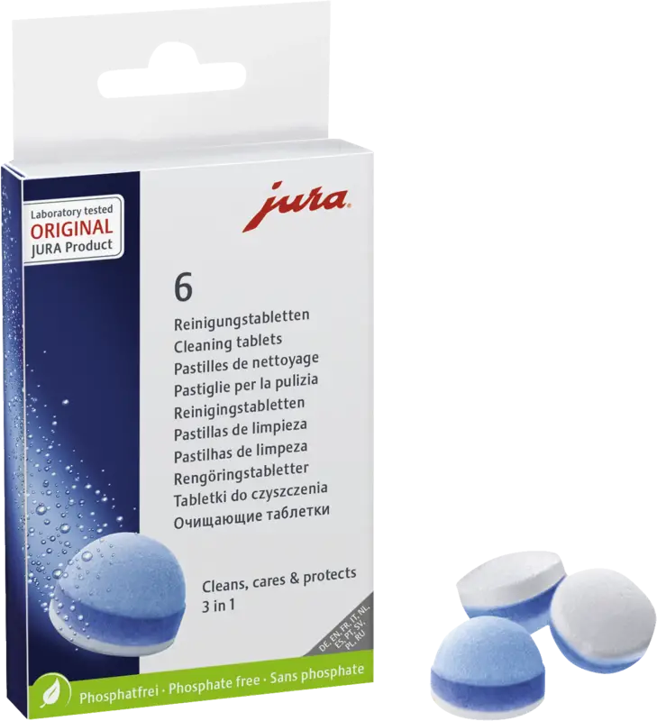JURA 3-Fase Reinigingstabletten