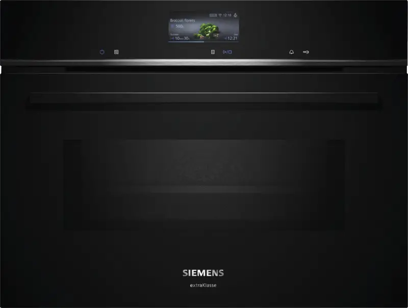 Siemens CM776GMB1F iQ700 extraKlasse Compacte Oven met Magnetron - 60 x 45 cm - Zwart