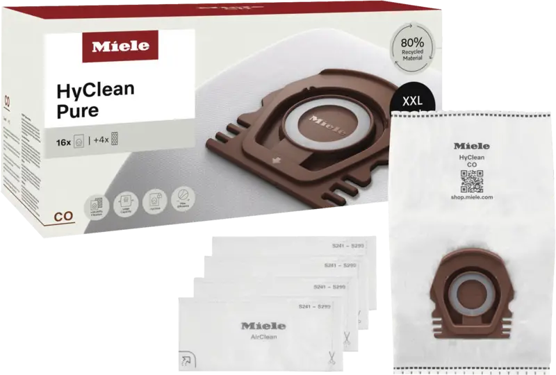 Miele CO XXL HyClean Pure 16 HyClean Pure CO Stofzuigerzakken