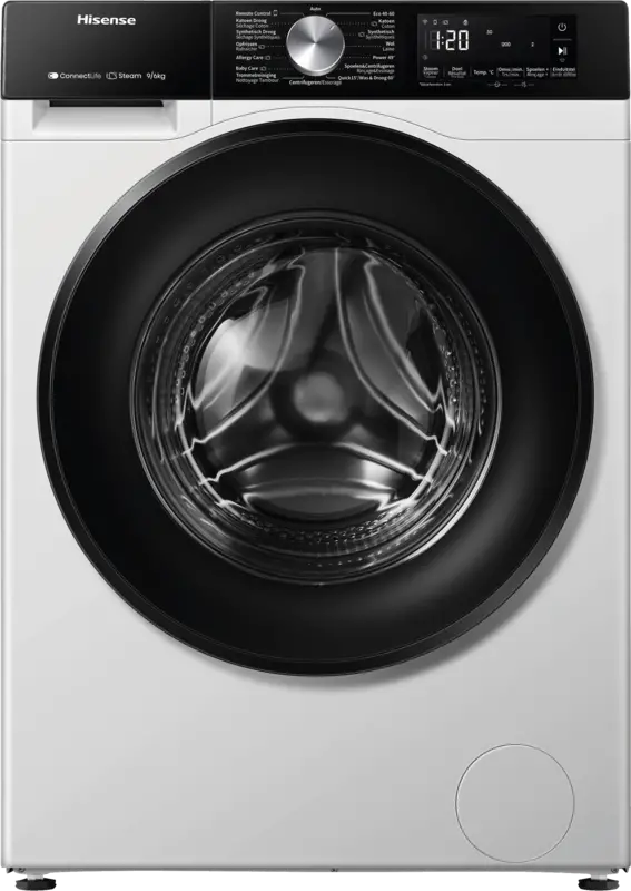 Hisense WD3S9043BW3 Was-droogcombinatie