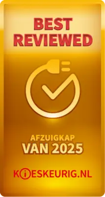 KK_Labels_Best Reviewed van 2025_afzuigkap