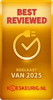 KK_Labels_Best Reviewed van 2025_koelkast